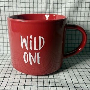 Wild One Porcelain Coffee Mug NEW Burgundy